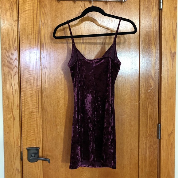 Forever 21 Velvet Slip Dress - Picture 2 of 4